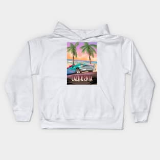 California Golden Sunset Kids Hoodie